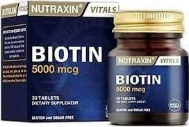 Nutraxin biotin 5000 mcg