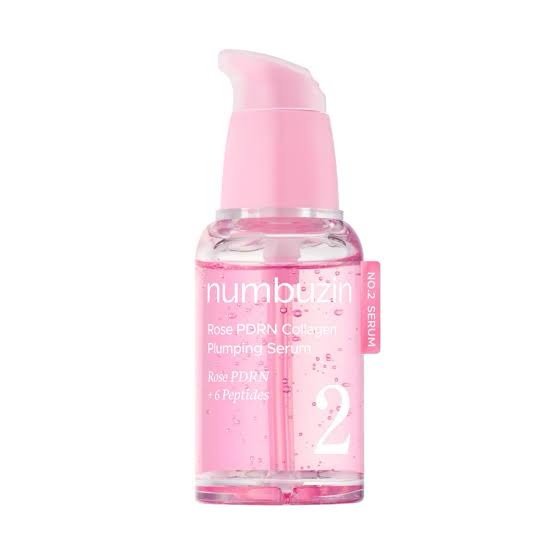 Numbuzin Sérum Repulpant .N°2 Rose PDRN & Collagène 30ml – Éclat, Fermeté Et Hydratation