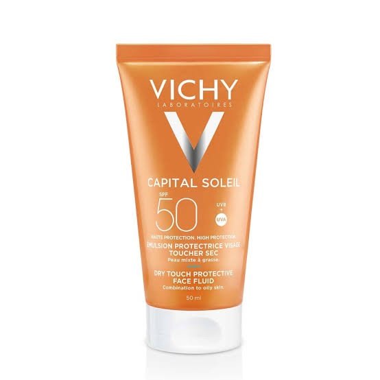 VICHY CAPITAL SOLEIL EMULSION PROTECTRICE TOUCHER SEC SPF50+ 50 ml