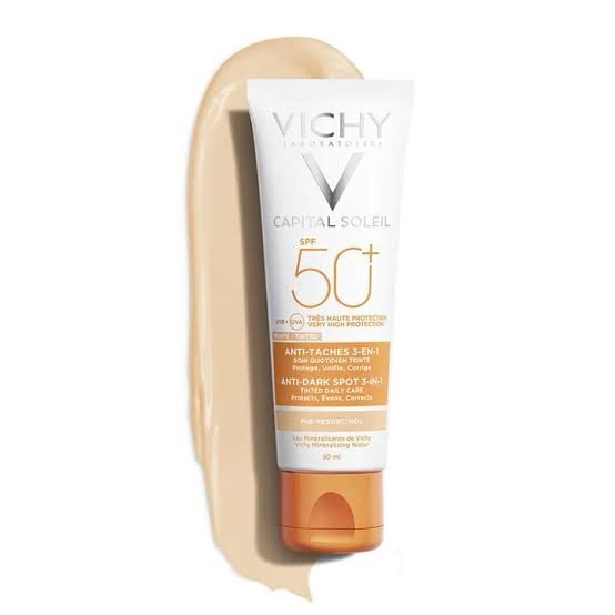 VICHY CAPITAL SOLEIL Soin anti-taches teinté 3-en-1 SPF50+