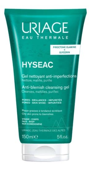 HYSÉAC Gel Nettoyant élimine impuretés et excès de sébum 200 ml