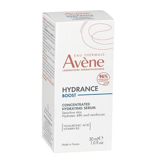 Avene hydrance boost sérum concentré d’hydratation 48 heures ( acide hylauronique et B3)
