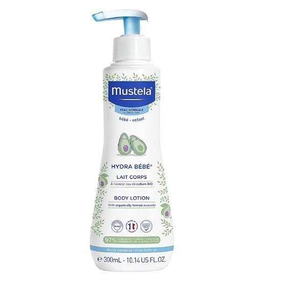 Mustela Lait corps Hydra Bébé à l'avocat BIO