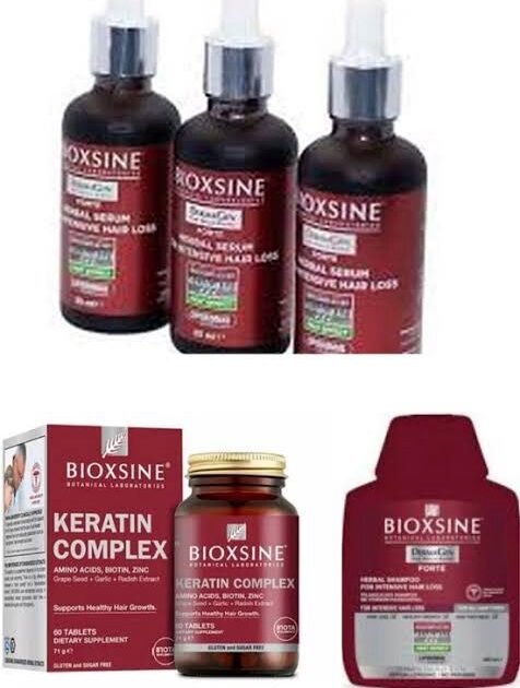 Bioxin coffret anti chute ( comprimé , shampoing, sérum )