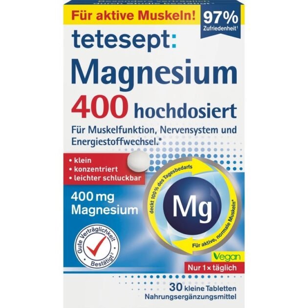 tetesept Magnesium 400 hochdosiert