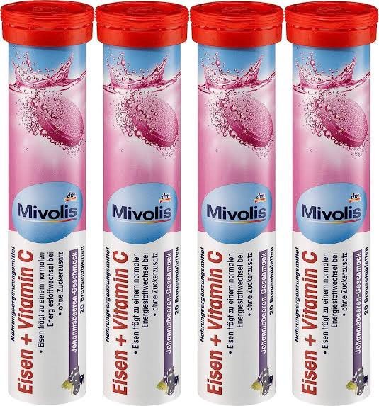 Mivolis effervescent vit c +fer