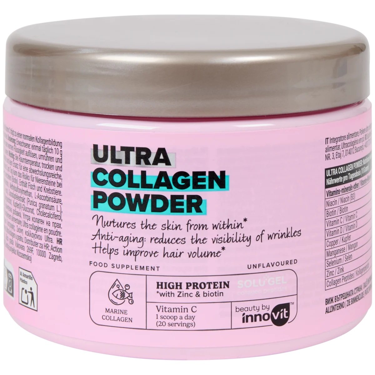 Ultra-collagène marin en poudre Innovit
200 g